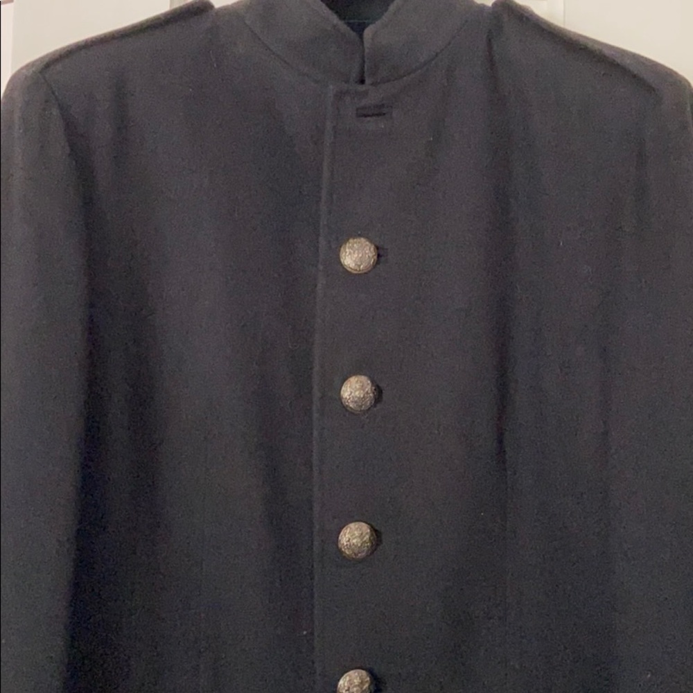 Ralph Lauren Purple, black military style jacket